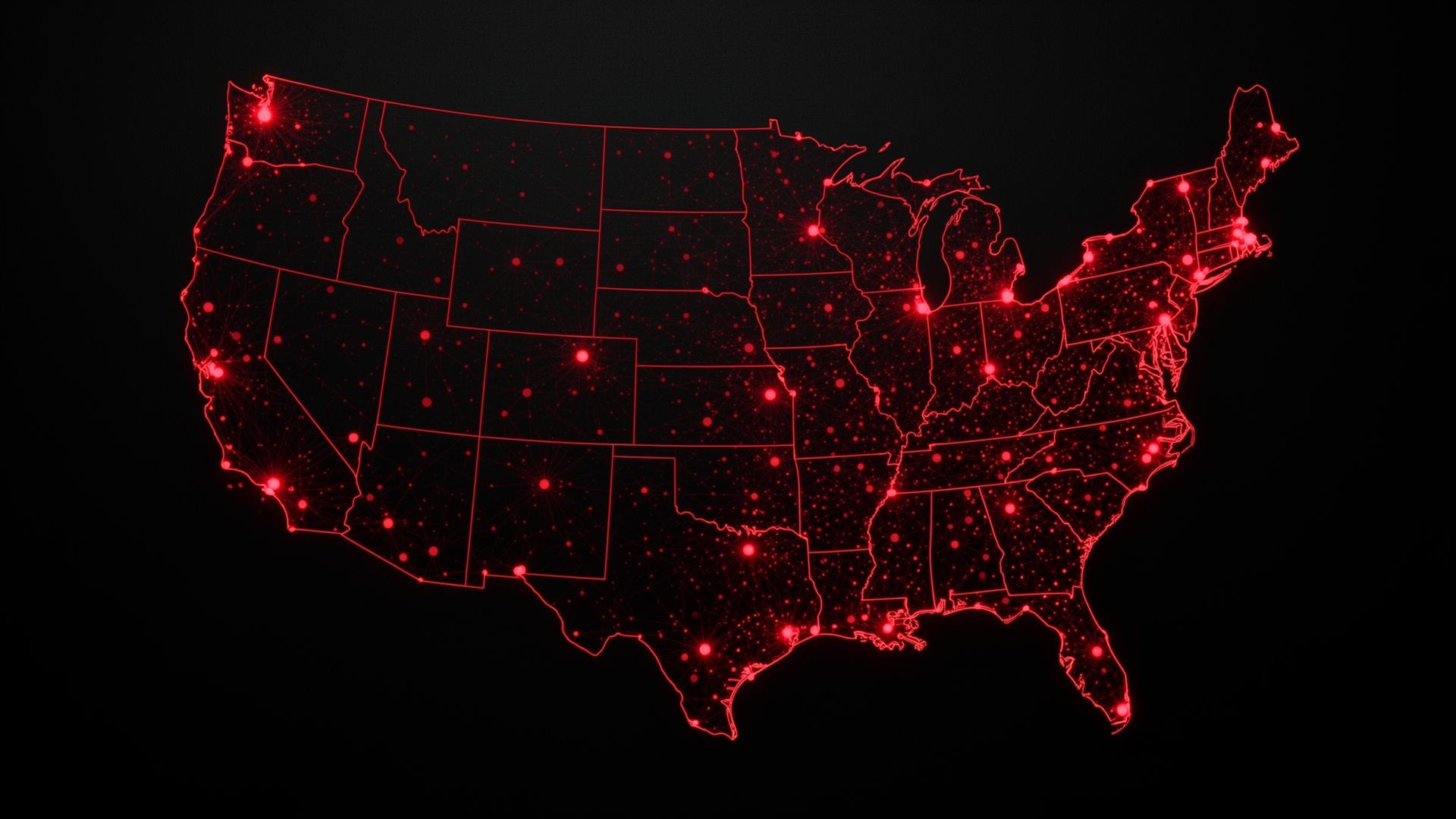 Lawtegic Solutions national market coverage map of major US metros